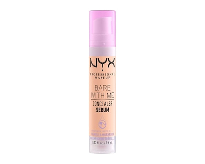 Nyx Bare With Me Concealer Serum, 24hr Hydration 2.5 - Medium Vanilla - 1.0 EA