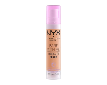 Nyx Bare With Me Concealer Serum, 24hr Hydration 5.7 - Light Tan - 1.0 EA