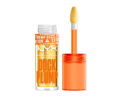NYX Professional Makeup Duck Plump, Plumping lip gloss, High pigment color, Vegan formula - 7 ML