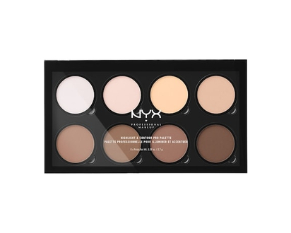 NYX Professional Makeup Contour Highlight Palette 8 Shades - 1 EA