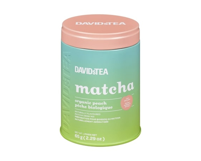 DAVIDsTEA Organic Peach Matcha - 65.0 G
