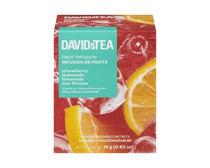 DAVIDsTEA Fruit Infusion Strawberry Lemonade - 18.0 G