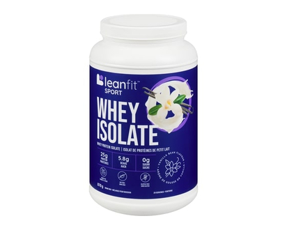 Leanfit Drink Mix Sport Whey Protein Isolate Vanilla Bean Flavour - 1.0 EA