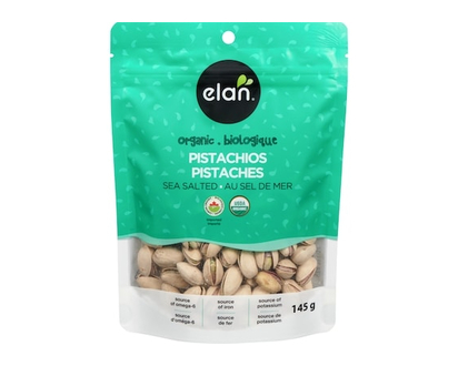 Elan Organic Sea Salted Pistachios - 145.0 G