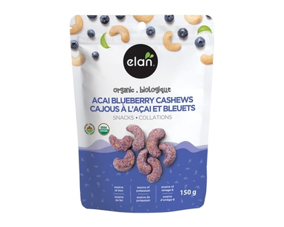 Elan Acai Blueberry Cashew Organic - 150.0 G