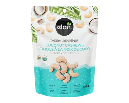 Elan Coconut Cashews Organic - 160.0 G