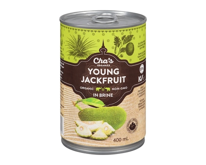 Cha's Organics Young Jackfruit In Brine Organic - 400.0 ML