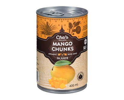 Cha's Organics Mango Chunks In Juice - 400.0 ML