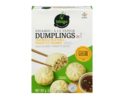 Bibigo Dumplings Steamed Chicken & Vegetable - 187.0 G