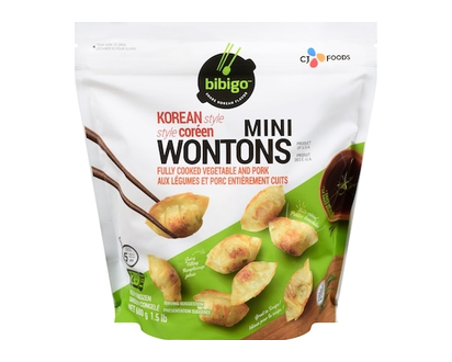 Bibigo Korean Style Mini Wontons Fully Cooked Vegetable And Pork - 680.0 G