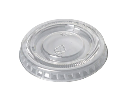 0.75/1 Oz Lid for Portion Cup Clear - 100.0 EA