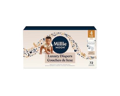 Millie Moon Luxury Diapers - Size 4, 72 Count - 1.0 EA