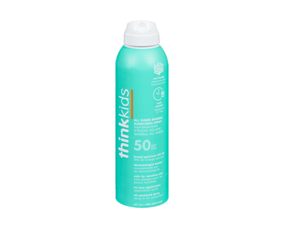 Thinksport Sunscreen Spray All Sheer Mineral, SPF 50 - 177.0 ML