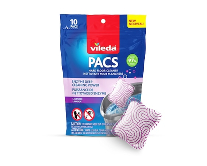 Vileda PACS Hard Floor Cleaner, Lavender - 10.0 EA