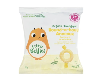 Baby Bellies Sweetcorn Round-A-Bouts Organic 7+ Months - 12.0 G