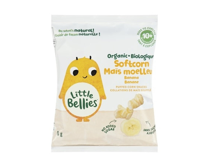 Baby Bellies Organic Softcorn, Banana - 8.0 G