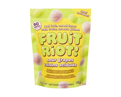 FRUIT RIOT! Sour Candy Grapes - 170.0 G