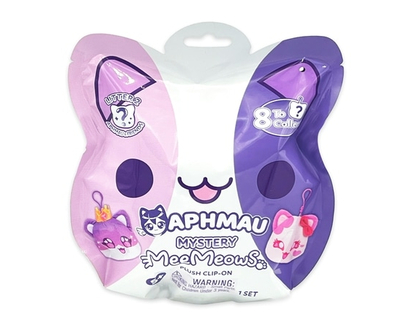 APHMAU Catface Plush Clip-Ons Blind Pack In Pdq - 1.0 EA
