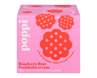 Poppi Soda Raspberry Rose - 355.0 ML