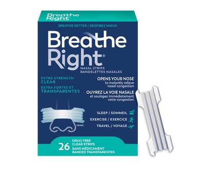 Breathe Right Extra Clear Nasal Strips - 26.0 EA