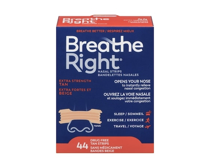 Breathe Right Nasal Strips Extra Strength Tan - 44.0 EA