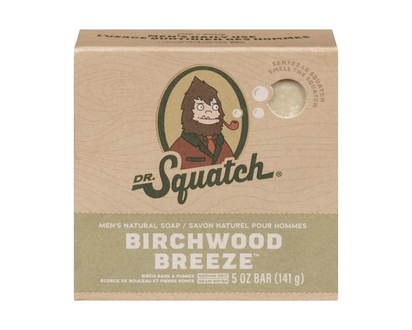 DR.Squatch Men's Natural Soap Birchwood Breeze - 141.7 G