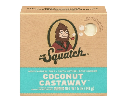 DR.Squatch Savon naturel pour hommes coconut castaway - 141.7 G