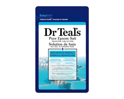 Dr Teal's Salt Soak with Pure Epsom Salt, Restorative Minerals - 1 KG