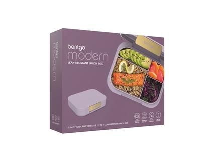 Bentgo Leak-Resistent Lunch Box, Slim, Stylish and Versatile, Purple - 1.0 EA