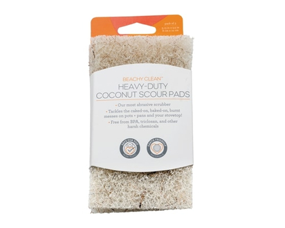 Full Circle Set Of 3 Coconut Shell Scour Pads - 3.0 EA