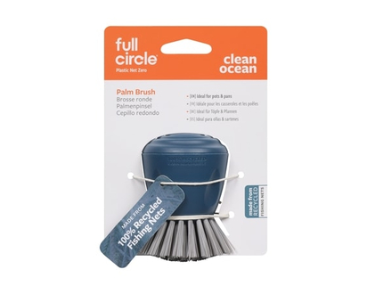 Full Circle Palm Brush Clean Ocean - 1.0 EA