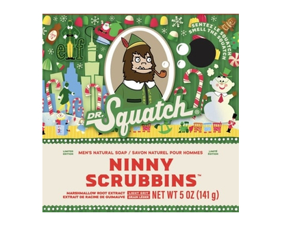 DR.Squatch Ninny Scrubbins Bar Soap - 141.7 G