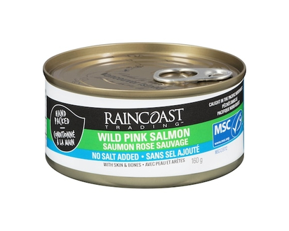 Raincoast Wild Pink Salmon, No Added Salt - 160.0 G