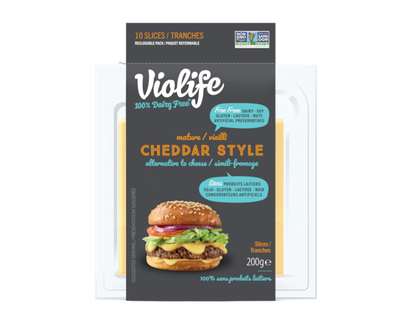 Violife Dairy Free Mature Cheddar Cheese Slices - 200.0 G