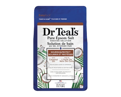 Dr. Teal’s Sel d'Epsom pur Huile de coco - 1360.0 G
