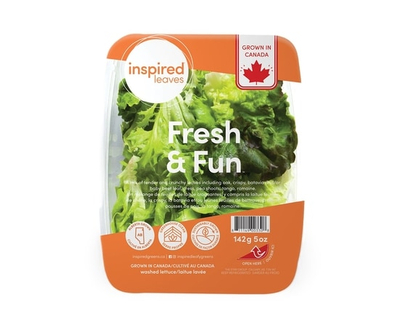 Inspired Leaves Washed Lettuce Fresh & Fun - 142.0 G