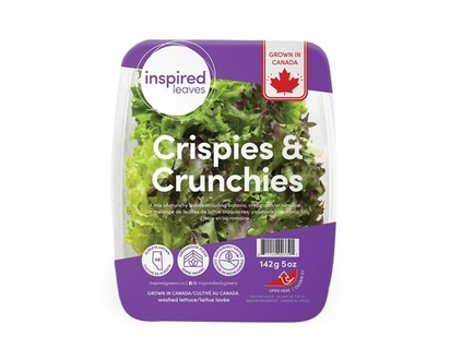 Inspired Leaves Washed Lettuce Crispies & Crunchies - 142.0 G