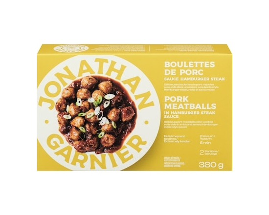Jonathan Garnier Boulettes de porc sauce hamburger steak - 380.0 G
