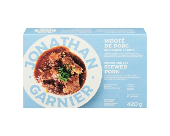Jonathan Garnier Mijoté de porc gingembre et soya - 420.0 G