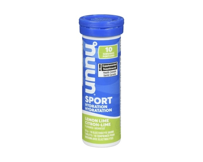 Nuun Hydratation sport citron-lime aromatisé - 10.0 EA