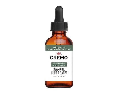 Huile à barbe revitalisante au parfum de notes boisées de marque Cremo - 30 ML