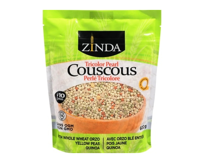 Zinda Couscous Perlé Tricolore - 600.0 G