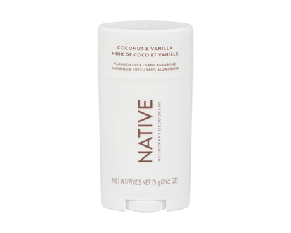 Native Desodorisant sans aluminium, noix de coco et vanille - 75.0 G