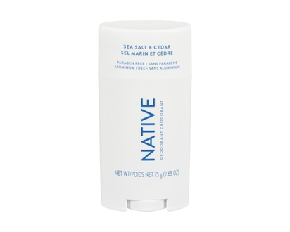 Native Natural Deodorant, Sea Salt and Cedar, Aluminum Free - 75.0 G