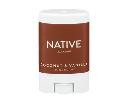 Native Travel Size Natural Deodorant, Coconut and Vanilla, Aluminum Free - 9.0 G