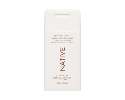 Native Body Wash, Coconut & Vanilla - 88.0 ML