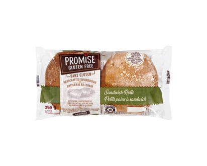 Promise Gluten Free Artisanal au levain petits pains à sandwich - 260.0 G