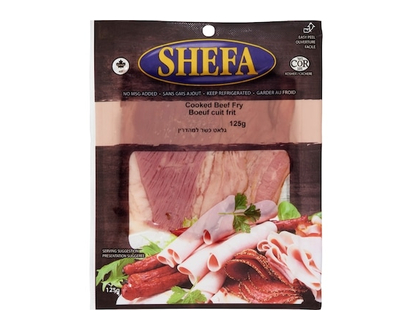 Shefa Kosher Cooked Stiry Fry Beef - 125.0 G