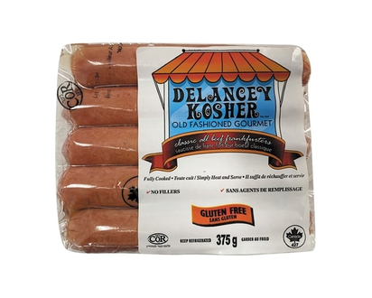 Shefa Saucisses fumées au bœuf classiques Delancey casher - 375.0 G
