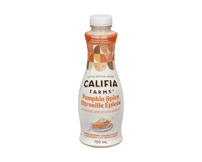 Califia Farms Coffee Whitener With Almond Beverage Pumpkin Spice With Other Natural Flavour Limited Edition - 750.0 ML